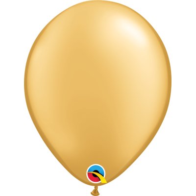 Qualatex Balónek 11"/28cm GOLD (25ks v sáčku)