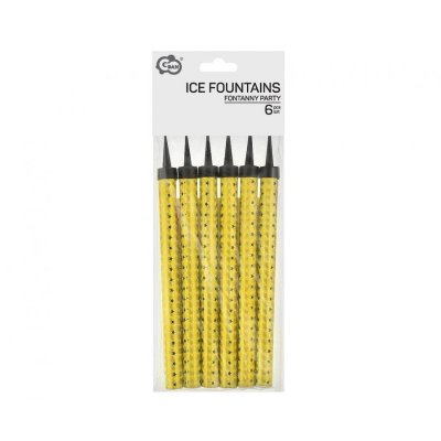 Fontány na dort zlaté 18cm, 6ks - 97480.jpg
