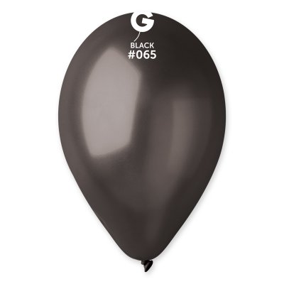 Balónek 30cm/12" #065 černá (50ks/bal) - GM120_65_O.jpg