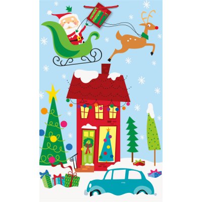 Taška dárková velká - Santa - 64627 2.jpg