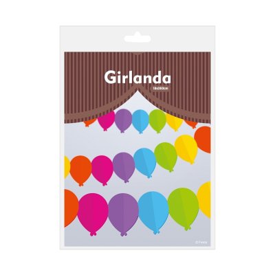 Girlanda papírová - Barevné balónky 360x13,3x18cm - pf-gpkba 2.jpg