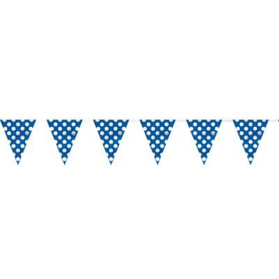 Girlanda papírová - Modrá s puntíky (365cm) - eg55847r8pzjprl0ohzb.jpg