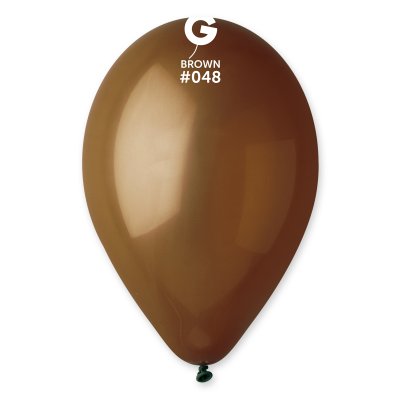 Balónek 33cm/13" #048 hnědý ZIP BAGS (50ks/bal) - G120_48_O.jpg