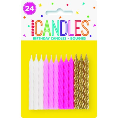 Svíčky dortové - dívčí spirály, 24ct - 19972.jpg