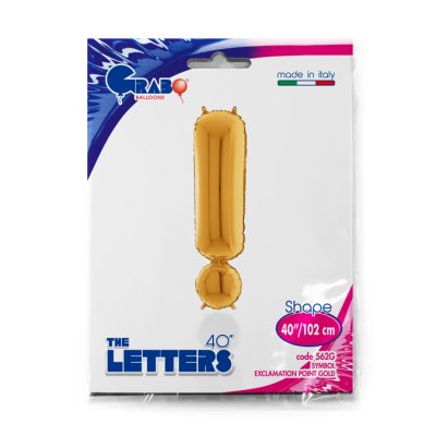 SYMBOL ZLATÝ ! (102cm,40") fóliový balónek nafukovací - 562G-P-Packaged.jpg