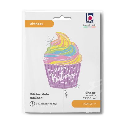Cupcake pastelový HB 22"/56cm fóliový balónek - 35961gh-p-b.jpg
