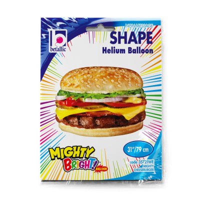 Cheeseburger 26"/66cm fóliový balónek nafukovací - 35721WE.jpg