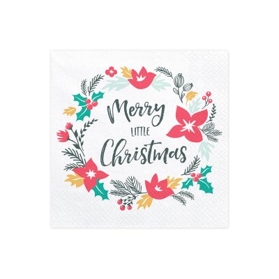 Papírové ubrousky "Merry Little Christmas" 20ks
