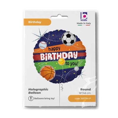 Sportovec narozeniny 18"/46cm fóliový balónek nafukovací - 36979H-P-Packaged.jpg