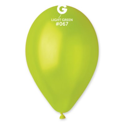 Balónek 28cm/11" #067 světle zelený (100ks/bal) - GM110_67_O.jpg
