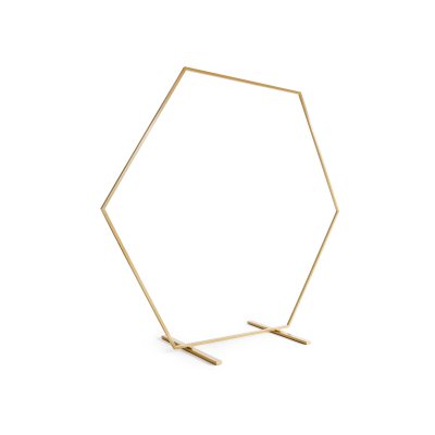 Dekorační stojan zlatý HEXAGON, 2m - SNT1_01_H.jpg