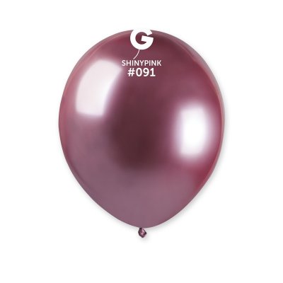 Balónek SHINY 13cm/5" #091 růžový (100ks/bal) - 91.jpg