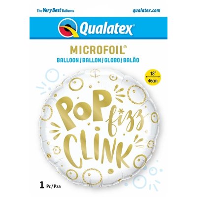 Kruh - Pop Fizz Clink ! 18"/45cm fóliový balónek - 15043b.jpg