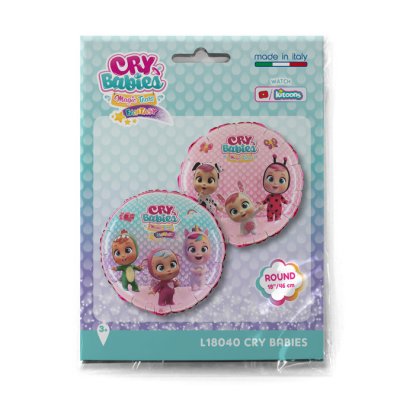 Cry Babies kruh 18"/46cm fóliový balónek nafukovací - L18040-P.jpg