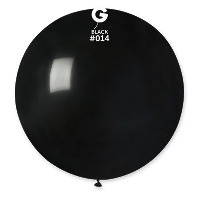 Balónek 80cm/31" #014 černý - G220_14_O.jpg