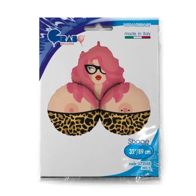 Paní Prsová 26"/66cm fóliový balónek nafukovací - G72048-P-Packaged.jpg
