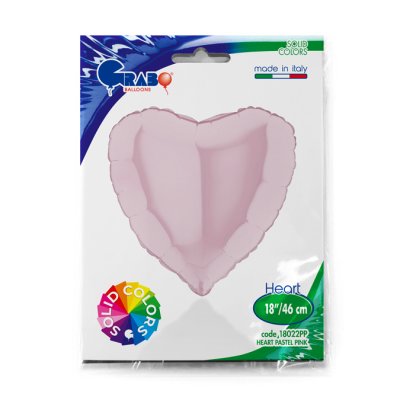 Srdce pastel růžové 18"/46cm fóliový balónek nafukovací - 18022PP-P-Packaged.jpg