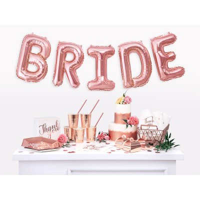 Ubrousky papírové bílé "Bride to be" rosegold 20ks - SP33-76-019R_05_S.jpg