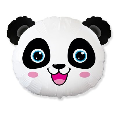 Panda hlava 21”/53cm x 25”/65cm fóliový balónek