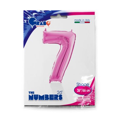 ČÍSLICE FUCHSIA 7 (66cm,26") fóliový balónek nafukovací - 26017F-P-Packaged.jpg