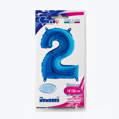 ČÍSLICE MODRÁ MINI 2 (35cm,14") fóliový balónek nafukovací - 14002B-P-Packaged.jpg