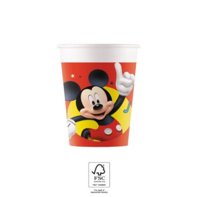 Kelímky papírové EKO "Mickey Mouse" 200ml, 8ks - 93473.jpg