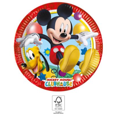Talíře papírové EKO "Mickey Mouse" 20cm, 8ks - 93490.jpg