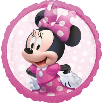 Kruh - Minnie Mouse 43cm - fóliový balónek