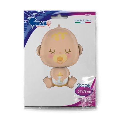 Dítě 23"/58cm fóliový balónek nafukovací - G72084-P-Packaged.jpg