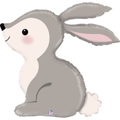 Zajíček 31"/79cm fóliový balónek nafukovací