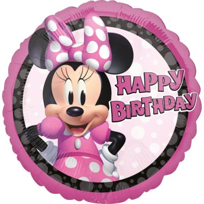 Kruh - Minnie HB, 43cm - fóliový balónek