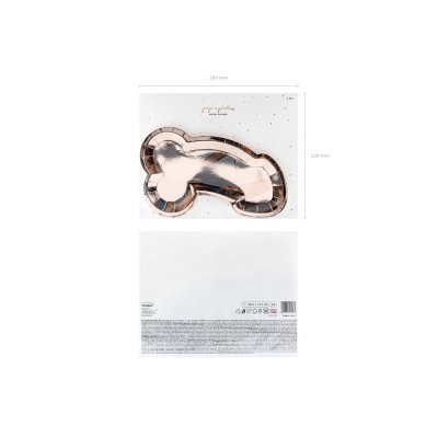 Talířky papírové penis 26,5 x 15,5cm, 6ks - TPP70_op_01_S.jpg