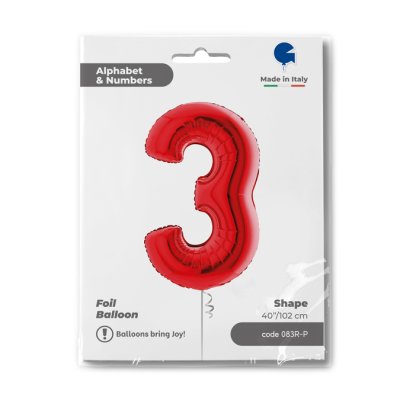 ČÍSLICE ČERVENÁ 3 (102cm,40") fóliový balónek nafukovací - 083R-P-Packaged-1.jpg