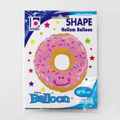 Donut s úsměvem 26"/66cm fóliový balónek nafukovací - 85693.jpg
