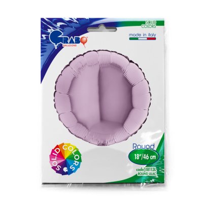 Kruh liliový 18"/46cm fóliový balónek nafukovací - 18113L-P-Packaged.jpg