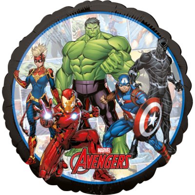 Kruh - Avengers (MARVEL) 43cm - fóliový balónek