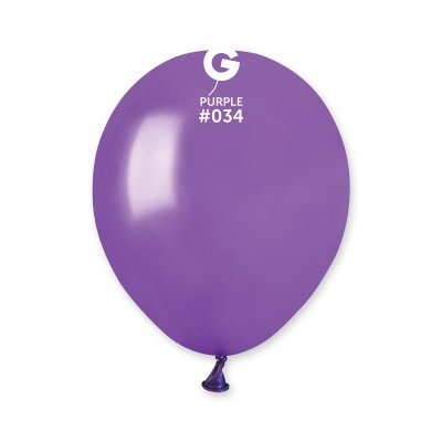 Balónek metal 13cm/5" #034 fialový (100ks/bal) - purple.jpg