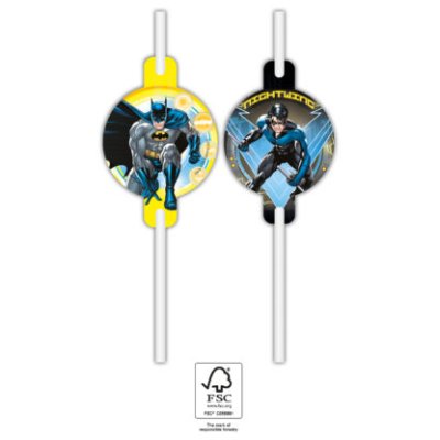 Brčka papírová EKO "Batman", 4ks - S93356.jpg