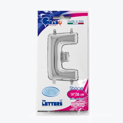 PÍSMENO STŘÍBRNÉ MINI E (35cm,14") fóliový balónek nafukovací - 14249S-P-Packaged.jpg