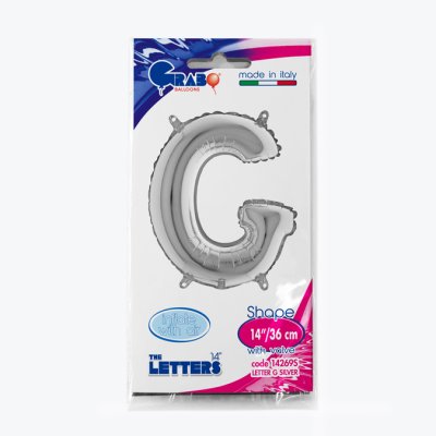 PÍSMENO STŘÍBRNÉ MINI G (35cm,14") fóliový balónek nafukovací - 14269S-P-Packaged.jpg
