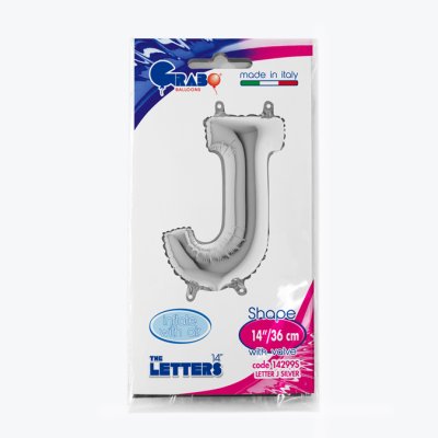 PÍSMENO STŘÍBRNÉ MINI J (35cm,14") fóliový balónek nafukovací - 14299S-P-Packaged.jpg