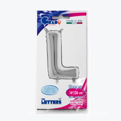 PÍSMENO STŘÍBRNÉ MINI L (35cm,14") fóliový balónek nafukovací - 14319S-P-Packaged.jpg