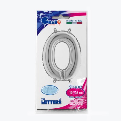 PÍSMENO STŘÍBRNÉ MINI O (35cm,14") fóliový balónek nafukovací - 14349S-P-Packaged.jpg