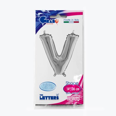 PÍSMENO STŘÍBRNÉ MINI V (35cm,14") fóliový balónek nafukovací - 14419S-P-Packaged.jpg