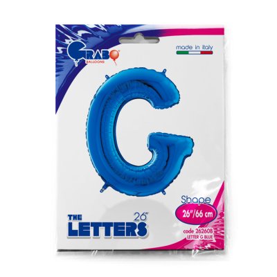 PÍSMENO MODRÉ G (66cm,26") fóliový balónek nafukovací - 26260B-P-Packaged.jpg