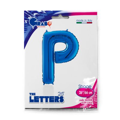 PÍSMENO MODRÉ P (66cm,26") fóliový balónek nafukovací - 26350B-P-Packaged.jpg