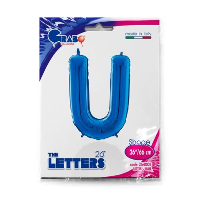 PÍSMENO MODRÉ U (66cm,26") fóliový balónek nafukovací - 26400B-P-Packaged.jpg