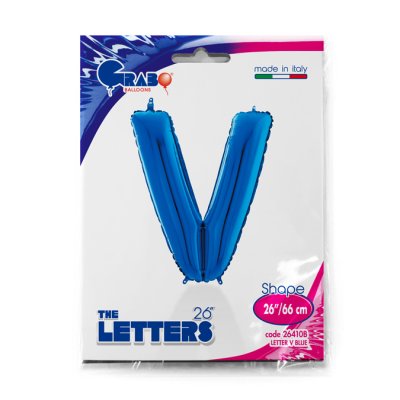 PÍSMENO MODRÉ V (66cm,26") fóliový balónek nafukovací - 26410B-P-Packaged.jpg