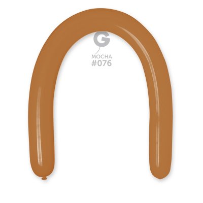 Balónky modelovací velké (130cm:8cm) #076 mocha (50ks/bal) - mocha.jpg