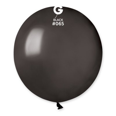 Balónek 48cm/19" #065 černý (25ks/bal) - black.jpg